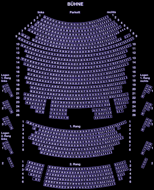 Der löwen könig sitzplätze Theater im