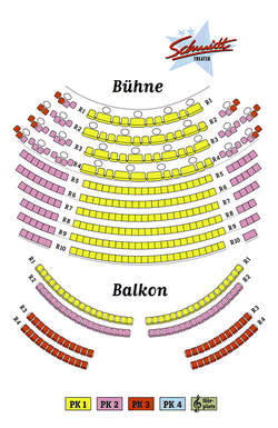 Saalplan Tivoli Schmidts Theater Hamburg