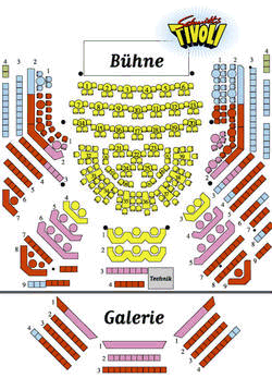 Saalplan Tivoli Schmidts Theater Hamburg